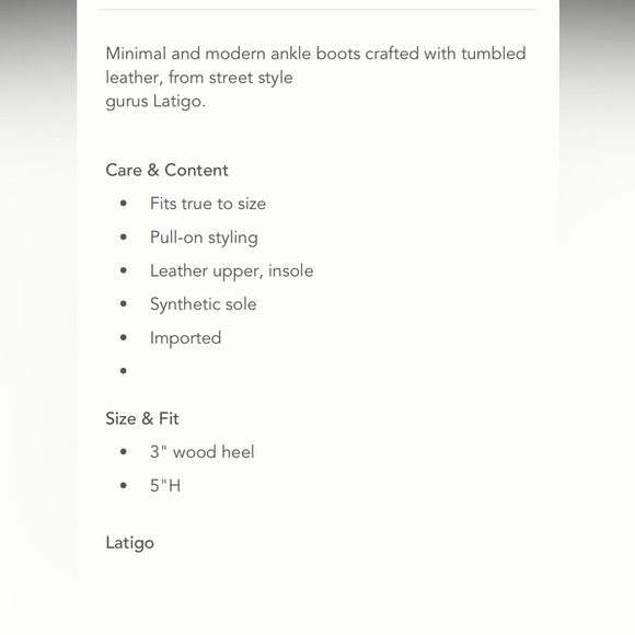 Anthropologie Latigo Sonoma Ankle Booties - Picture 9 of 10